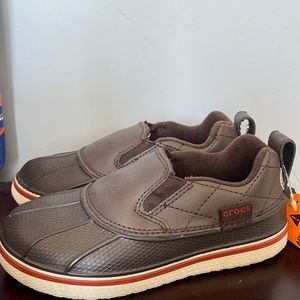 Crocs Allcast Duck Shoe size C12, never worn with tags - boys or girls